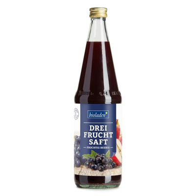 Produktfoto zu bioladen - Dreifruchtsaft rot - 0,7l