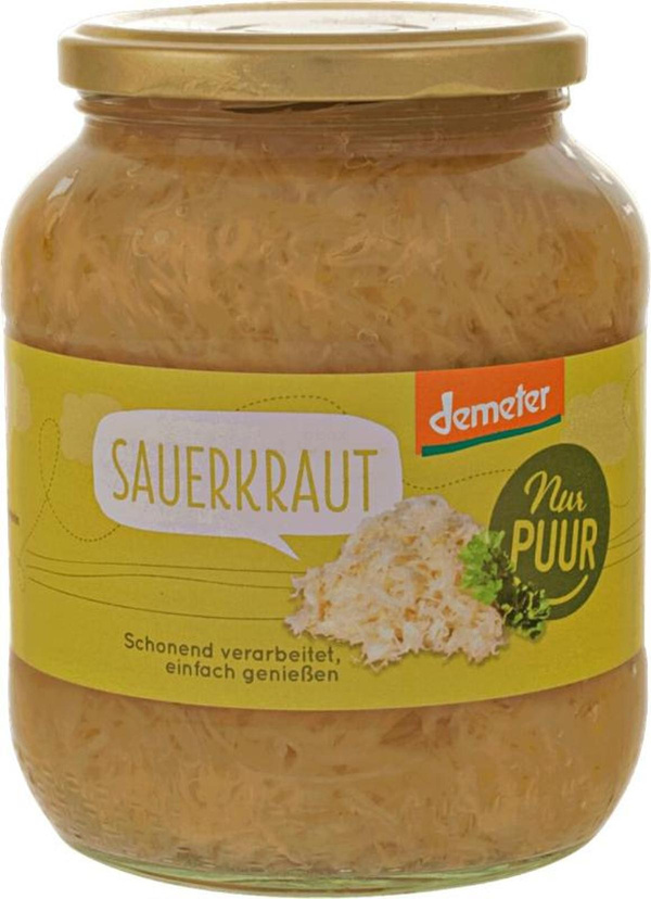 Produktfoto zu Nur Puur - Sauerkraut - 680g