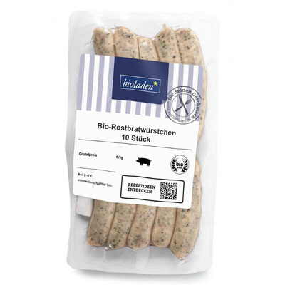 Produktfoto zu bioladen - Rostbratwürstchen nach Nürnberger Art - 200g (10 Stück)