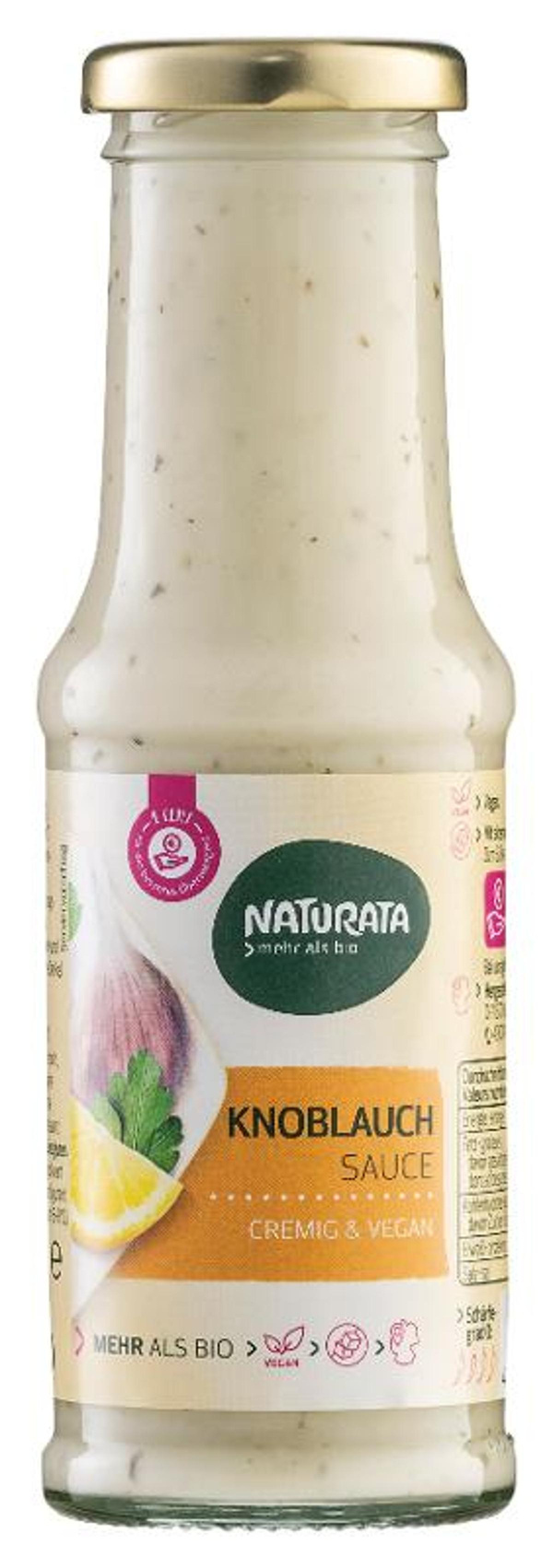 Produktfoto zu Naturata - Knoblauch Sauce - 210ml