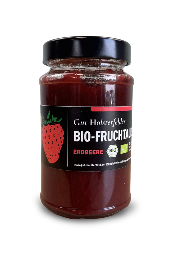 Produktfoto zu Gut Holsterfeld - Erdbeer-Fruchtaufstrich - 255ml