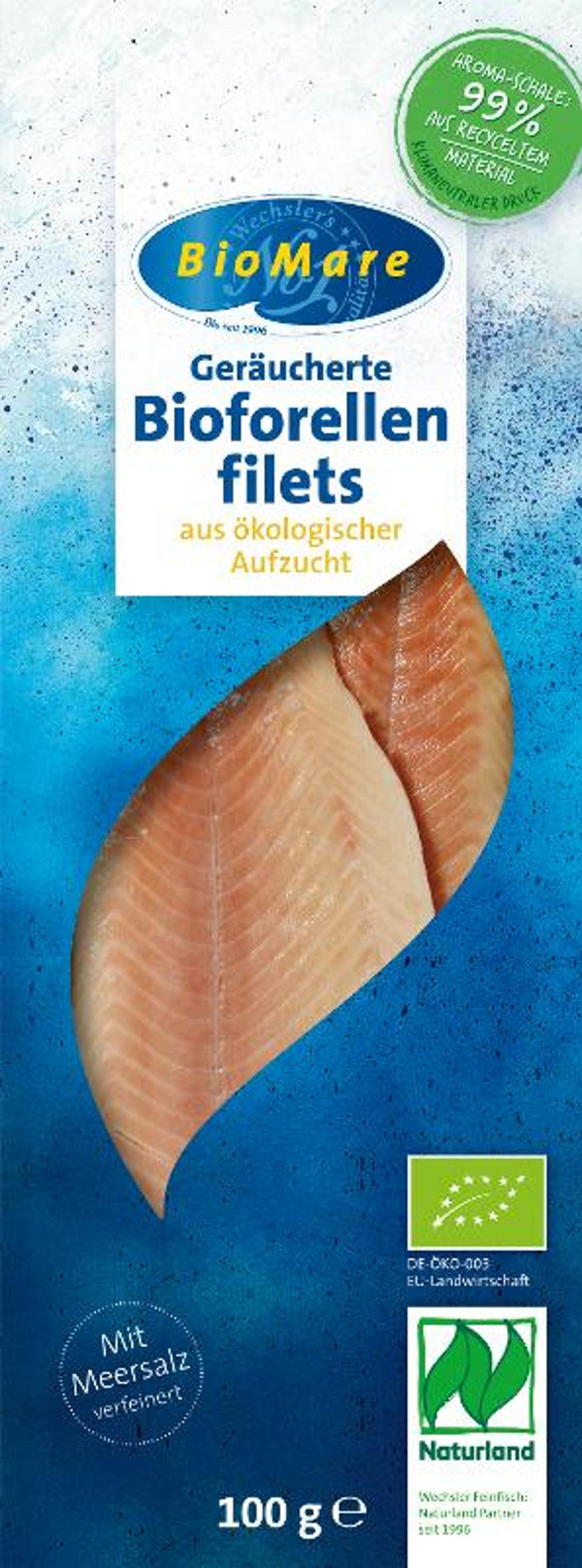Produktfoto zu BioMare - Forellenfilets - 100g (2 Stück)