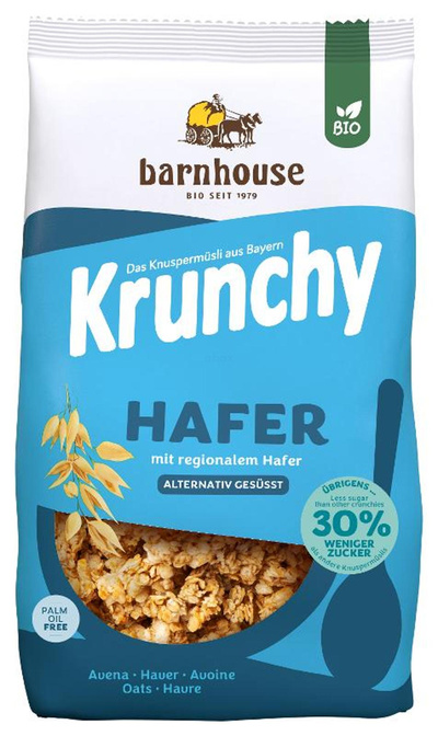 Produktfoto zu Barnhouse - Krunchy Pur Hafer - 625g