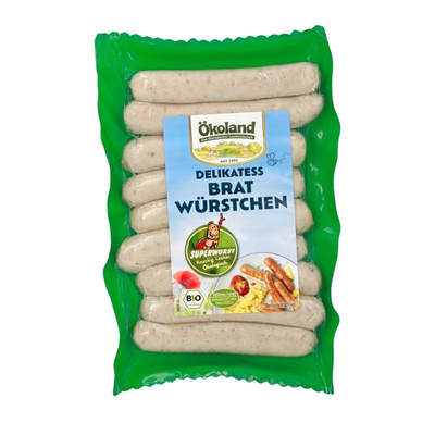 Produktfoto zu Ökoland - Bio-Bratwürstchen - 180g (9 Stück)