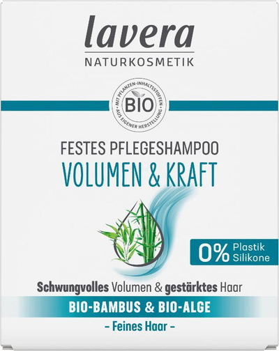 Produktfoto zu Lavera - Festes Pflegeshampoo Volumen & Kraft - 50g