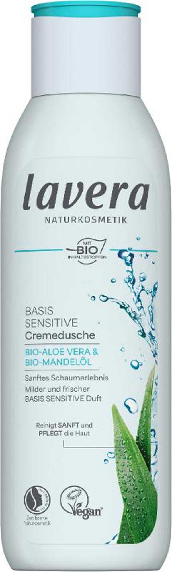 Produktfoto zu Lavera - basis sensitiv Cremedusche - 250ml