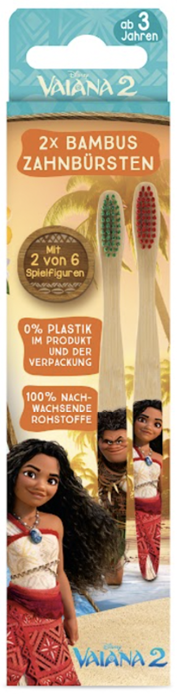 Produktfoto zu Bambus Zahnbürste Vaiana