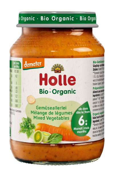 Produktfoto zu Holle - Gemüseallerlei - 190g