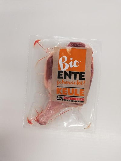 Produktfoto zu Entenkeule ungewürzt, tiefgekühlt - ca. 220g (1 Stück)