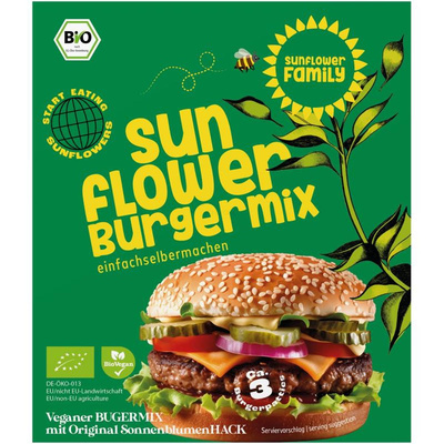 Produktfoto zu SunflowerFamily - Burger Mix - 90g