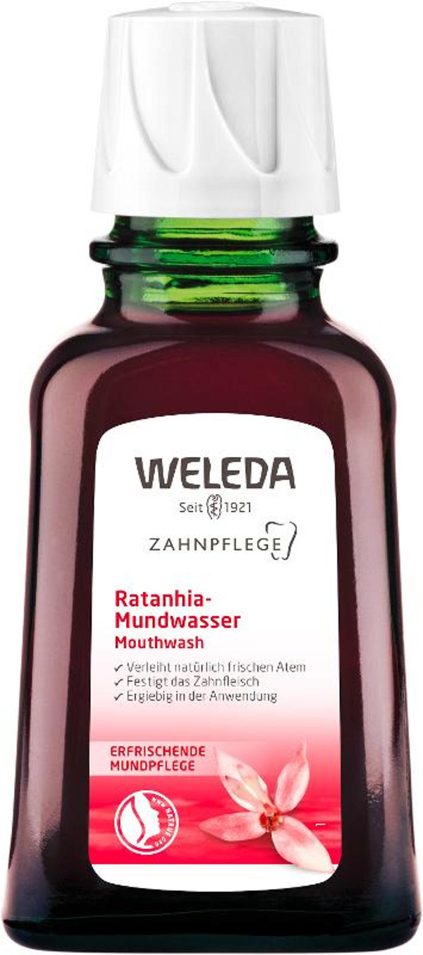 Produktfoto zu Weleda - Ratanhia Mundwasserkonzentrat - 50 ml