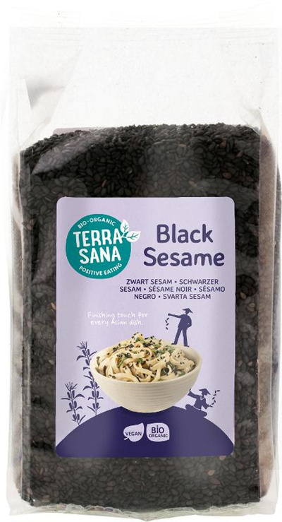 Produktfoto zu TerraSana - Schwarzer Sesam - 175g