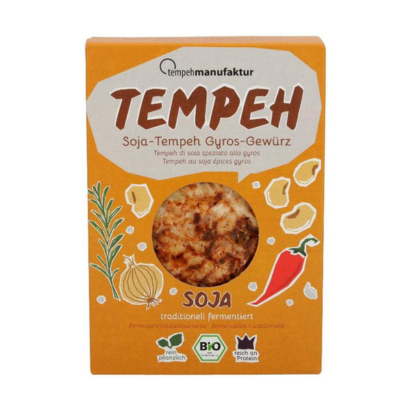 Produktfoto zu tempehmanufaktur - Tempeh Soja Gyros - 200g