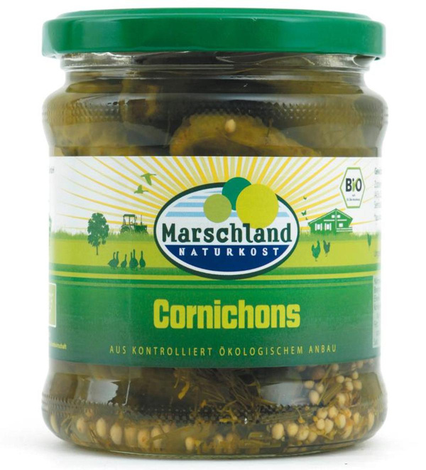 Produktfoto zu Marschland - Cornichons - 370ml