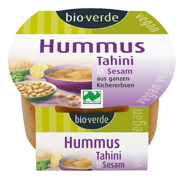 Produktfoto zu bio-verde - Hummus Tahini - 150 g