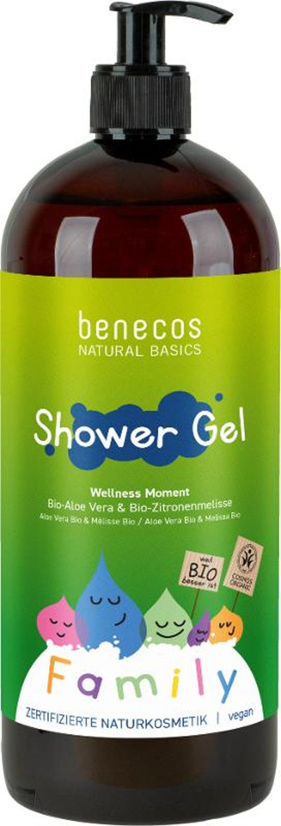 Produktfoto zu Benecos - Duschgel FAMILY Wellness Moment Aloe Melissa - 950 ml