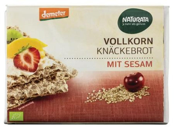 Produktfoto zu Naturata - Sesam Vollkorn-Knäckebrot - 250g