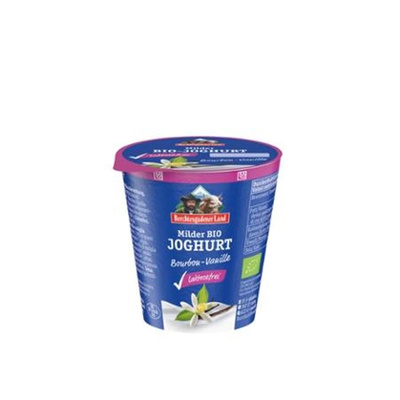 Produktfoto zu Berchtesgadener Land - Joghurt Vanille, laktosefrei - 150g