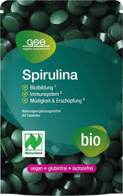 Produktfoto zu Spirulina 80 Tabletten à 500 mg - 40g