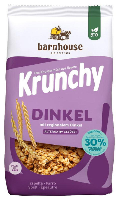 Produktfoto zu Barnhouse - Krunchy Pur Dinkel - 600g
