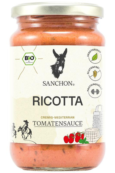 Produktfoto zu Sanchon - Tomatensauce Ricotta - 330ml