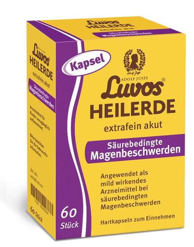 Produktfoto zu Luvos - Heilerde extrafein akut FA säurebd. Magenbeschw. - 60 Kapseln