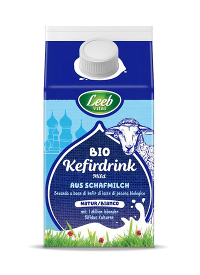 Produktfoto zu Leeb - Kefirdrink aus Schafmilch - 0,5l