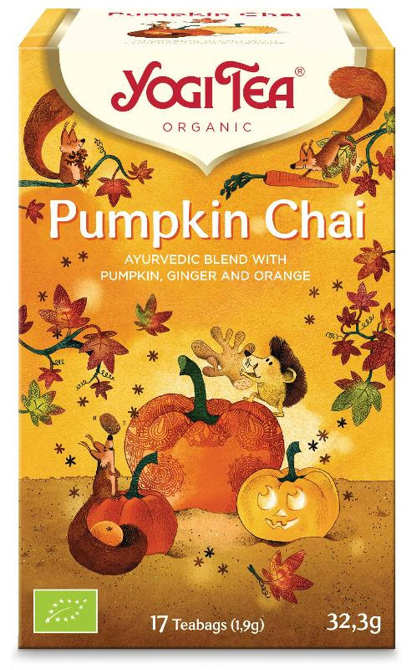 Produktfoto zu Yogi Tee - Pumpkin Chai 17 x 1,9g