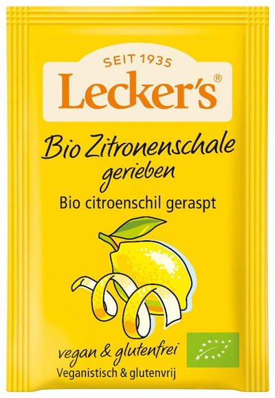 Produktfoto zu Lecker´s - Zitronenschale gerieben - 15g