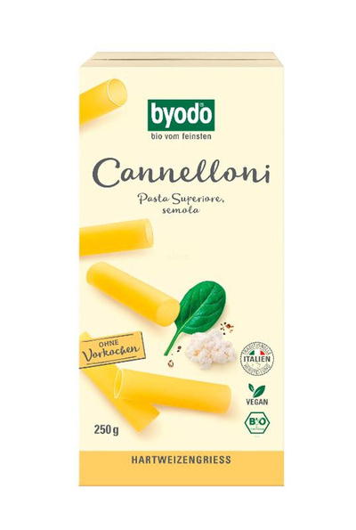 Produktfoto zu byodo - Cannelloni semola - 250g