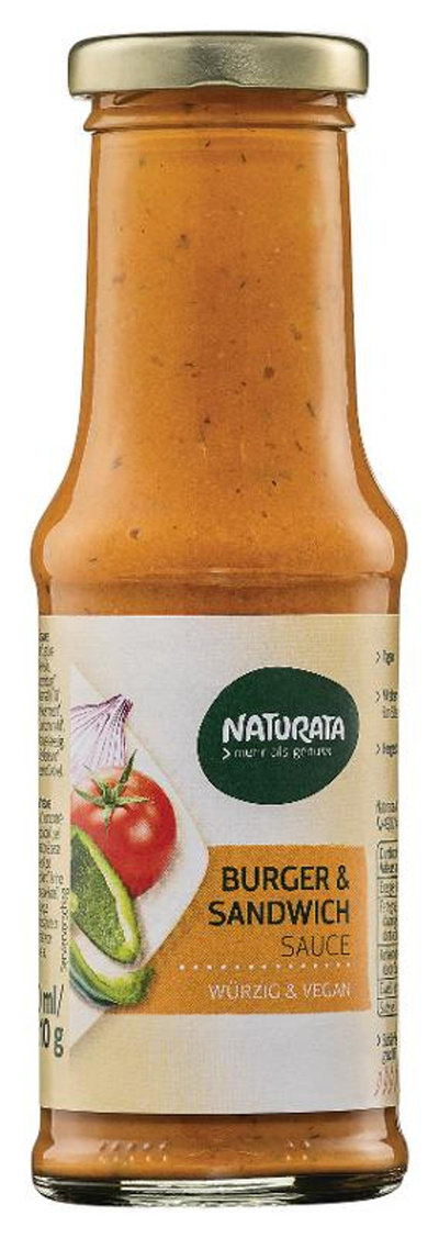 Produktfoto zu Naturata - Burger Sandwich Sauce - 210ml