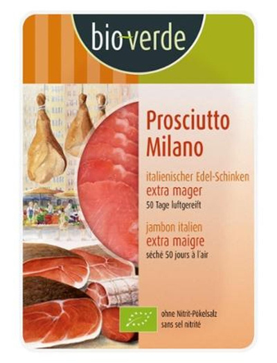 Produktfoto zu bio-verde - Prosciutto Milano - 80g