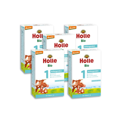 Produktfoto zu Holle - Anfangsmilch 1 - 5 x 400g