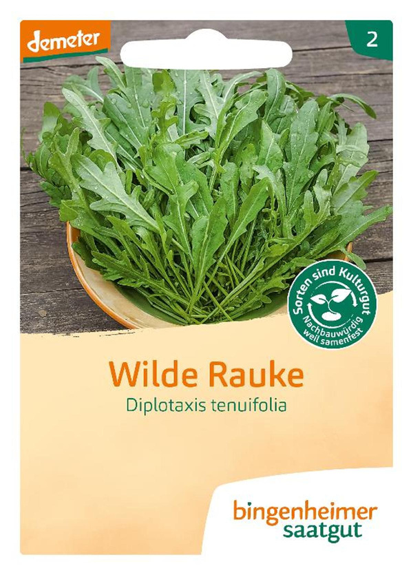 Produktfoto zu Bingenheimer Saatgut - Salatrauke Rucola