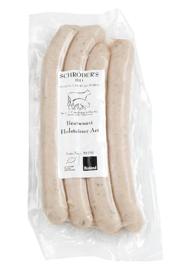 Produktfoto zu Schröders Bio - Holsteiner Bratwurst - 280g (4 Stück)
