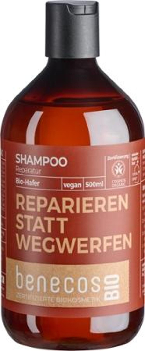 Produktfoto zu Benecos - Shampoo Reparatur Hafer - 500 ml