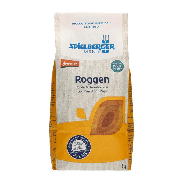 Produktfoto zu Spielberger - Roggen - 1kg