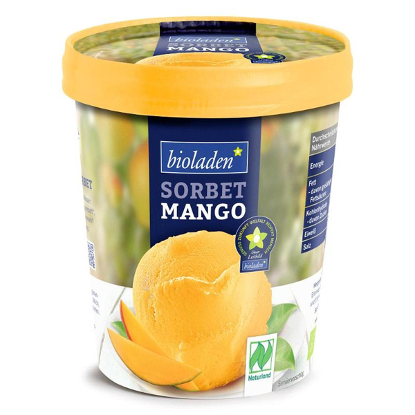Produktfoto zu bioladen - Mangosorbet - 500ml