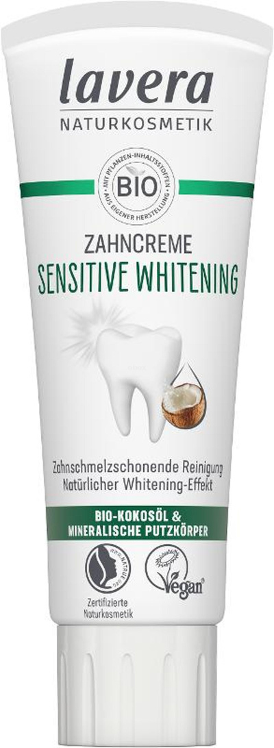 Produktfoto zu Lavera - Zahncreme Sensitive Whitening - 75 ml