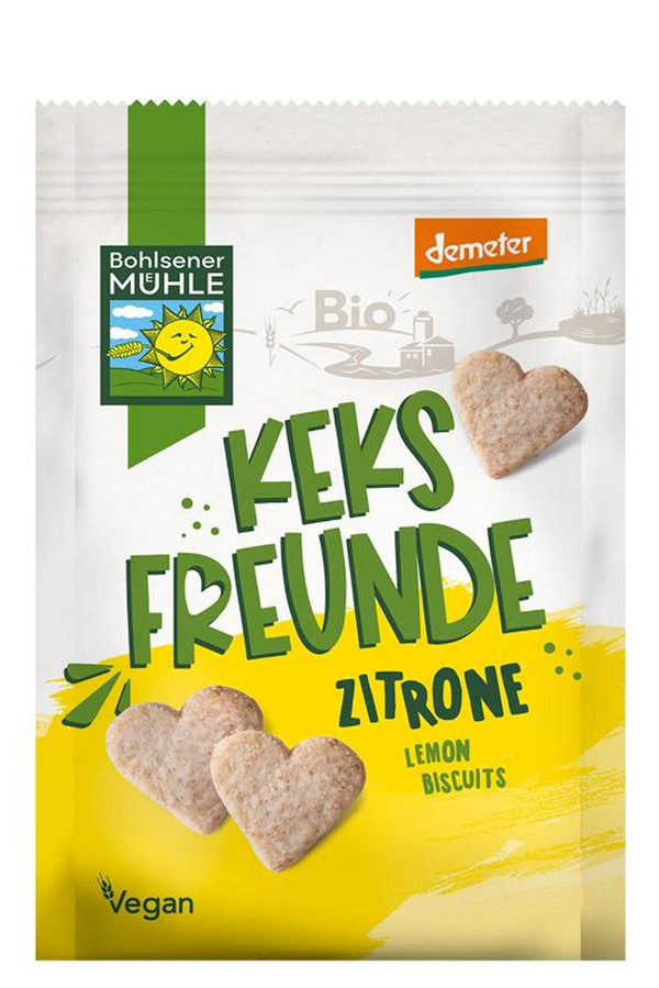 Produktfoto zu Bohlsener Mühle - Keks Freunde Zitrone -125g