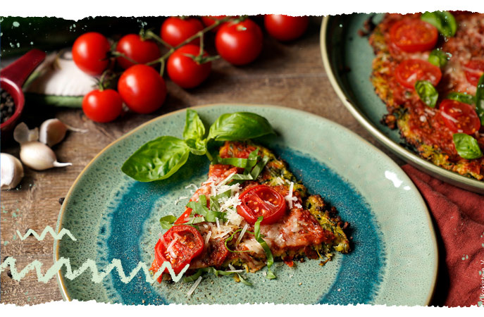 Zucchini-Pizza
