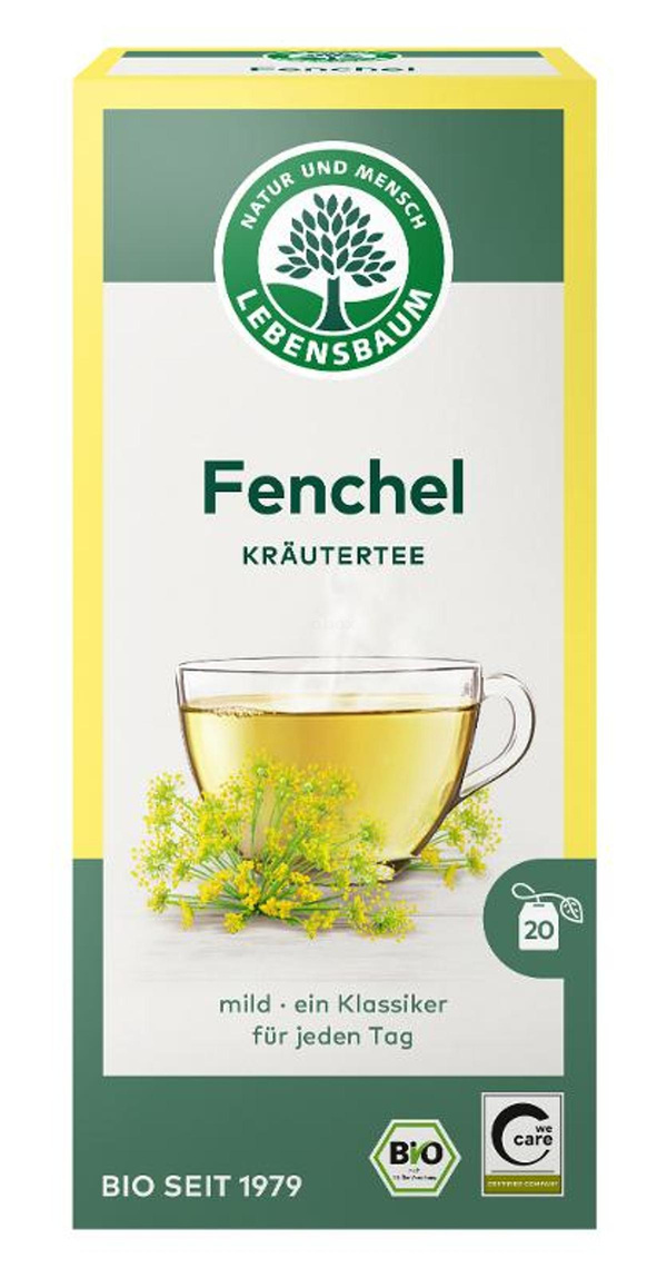 Produktfoto zu Lebensbaum - Fencheltee - 20 x 2,5g