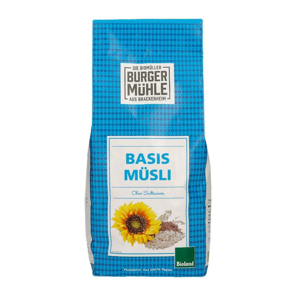 Produktfoto zu Burger Mühle - Basis Müsli - 750g