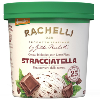 Produktfoto zu Gildo Rachelli - Stracciatella Eis aus Heumilch - 500ml
