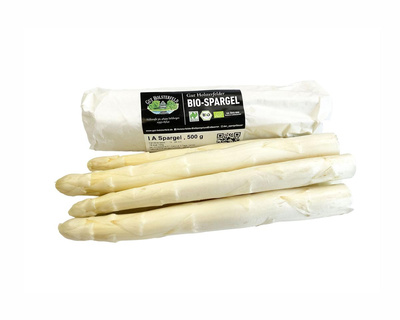 Produktfoto zu Spargel weiß-violett  - HK1 - 500g