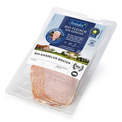 Produktfoto zu bioladen - Bratenaufschnitt Kasseler Art - 80g