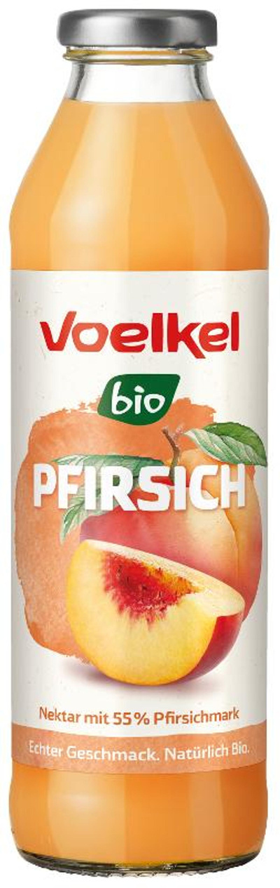 Produktfoto zu Voelkel - Pfirsich Nektar - 0,5l