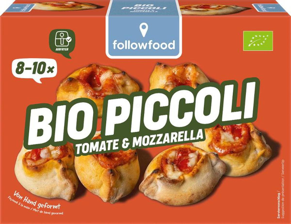Produktfoto zu followfood - Piccoli Pizzasnack Tomate - 270g (9 Stück)