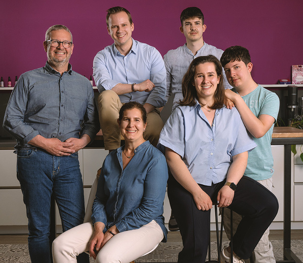 Familienfoto Gründerfamilie benecos
