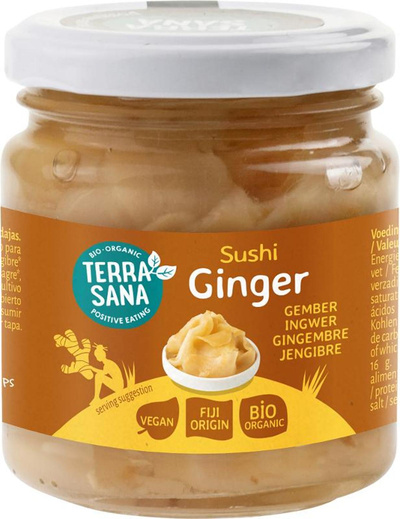Produktfoto zu TerraSana Sushi Ingwer - 190g